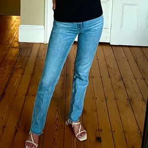 Agolde cherie high rise straight in merit